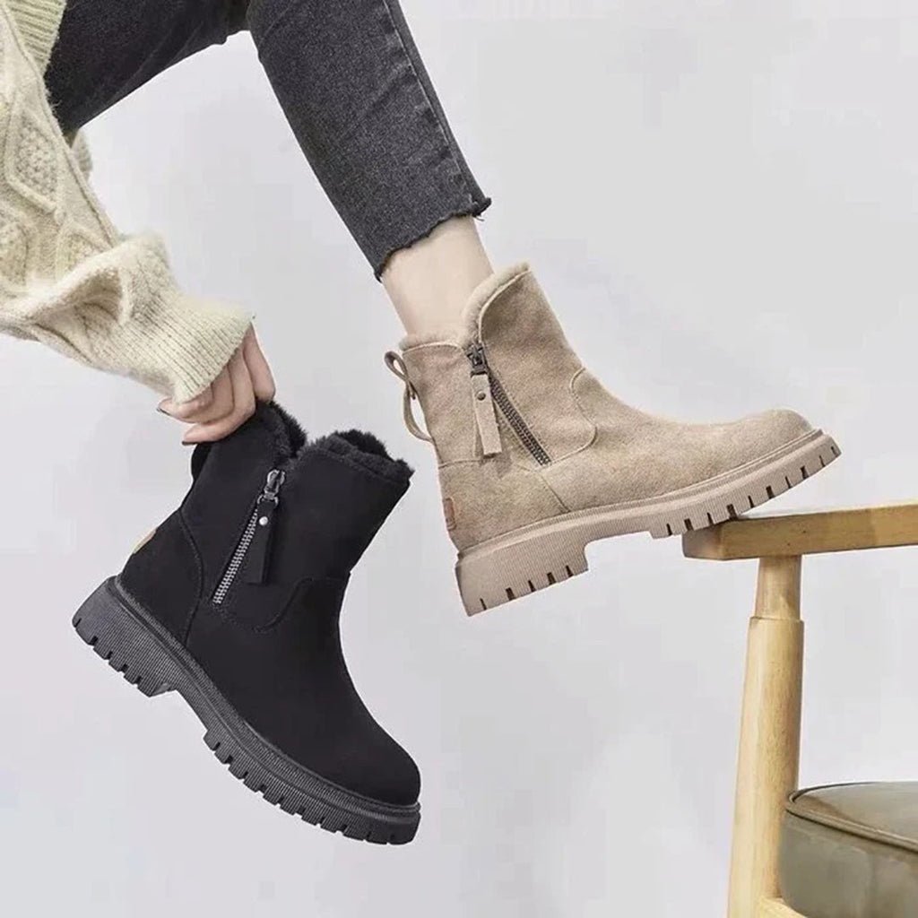 Valenzora | Ankle boots - stylish zipper design for everyday wear