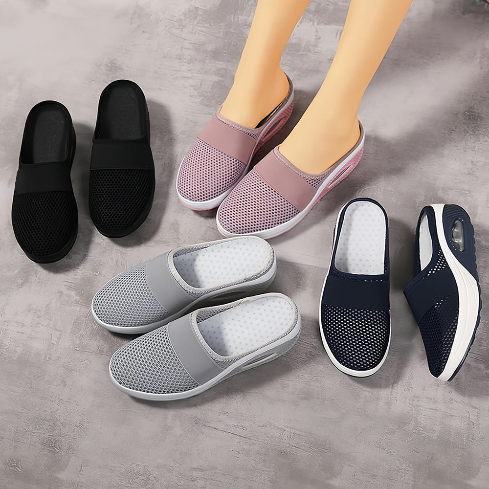 Valenzora | Mesh upper, thick sole, house shoe