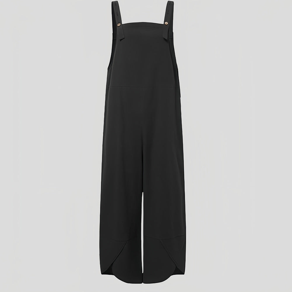 Valenzora | Casual, loose-fitting solid-color jumpsuit for women