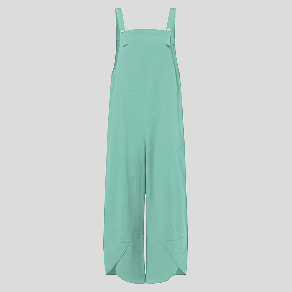 Valenzora | Casual, loose-fitting solid-color jumpsuit for women