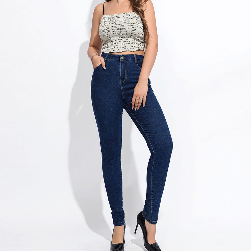 Valenzora | High-waisted, slimming, highly elastic, butt-lifting, skinny jeans