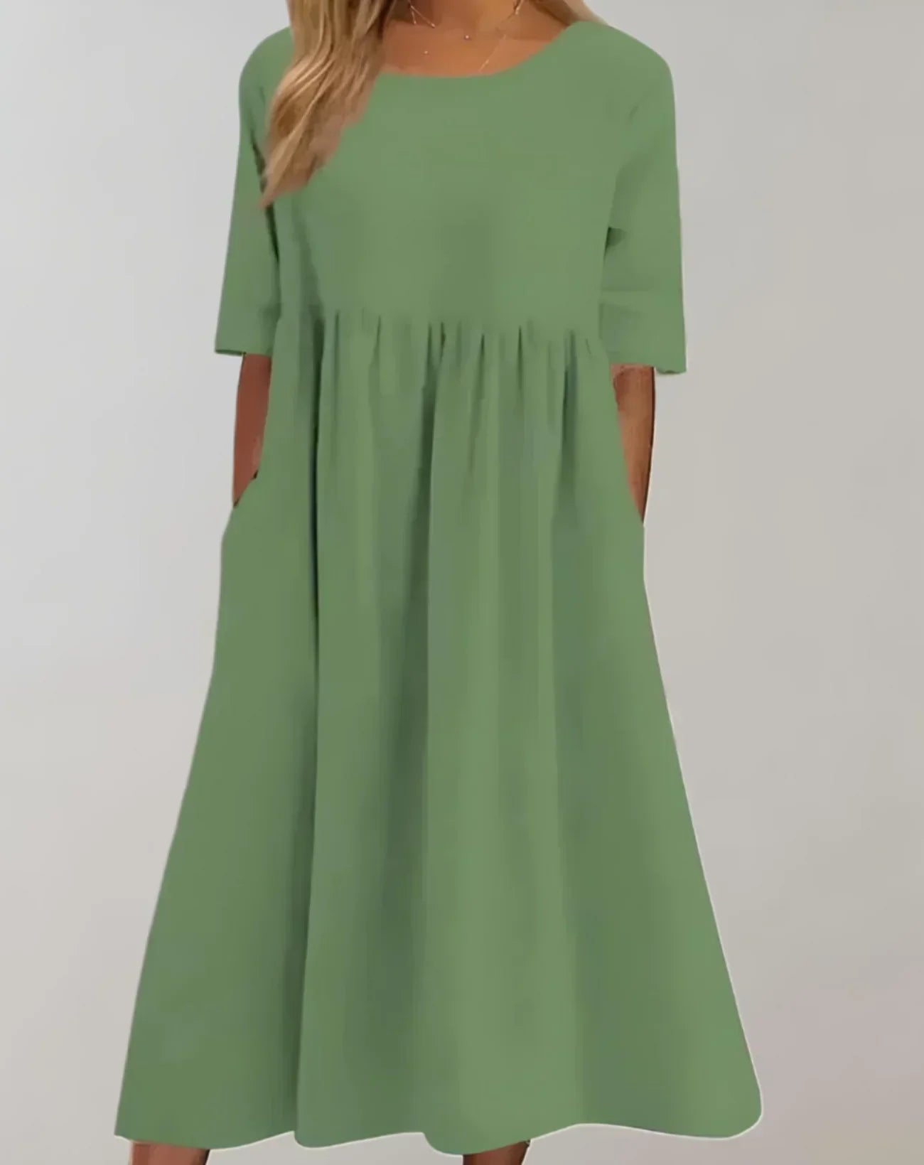 Valenzora | Locker sitzendes Baumwollkleid