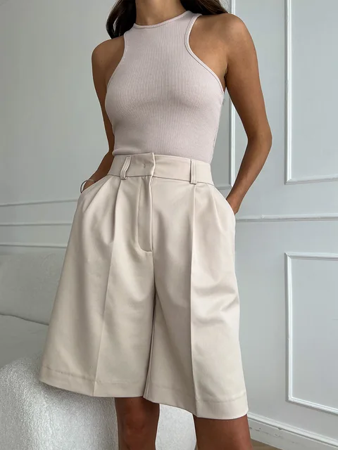Valenzora | High-waisted summer shorts for women