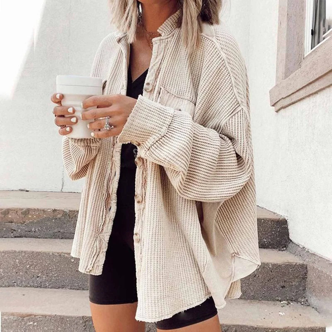 Valenzora Rippenstrick-Cardigan Eleganz