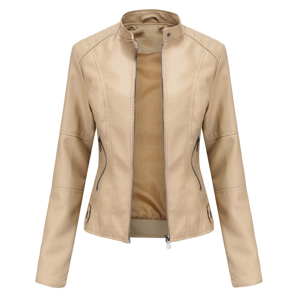 Valenzora GLAM: Modern leather jacket for women