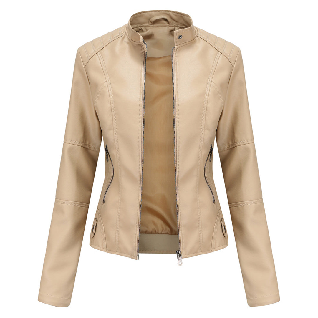 Valenzora GLAM: Modern leather jacket for women
