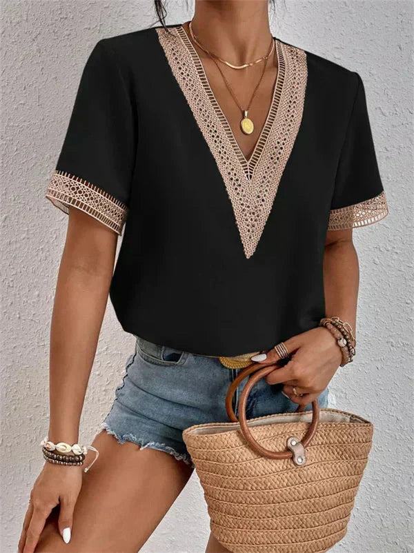 Women's neckline top