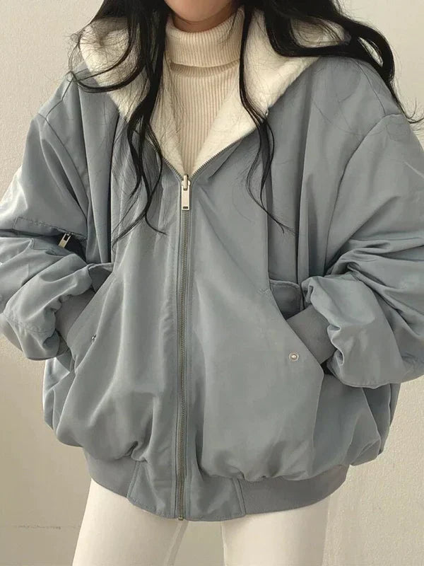 Valenzora | Stylish thick jacket with reversible function