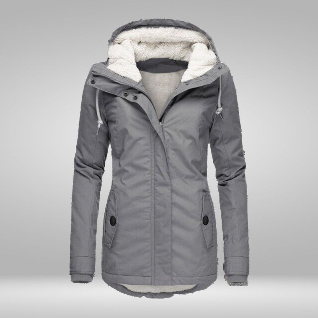 Valenzora | Popular New Pleated Cotton Hooded Coat