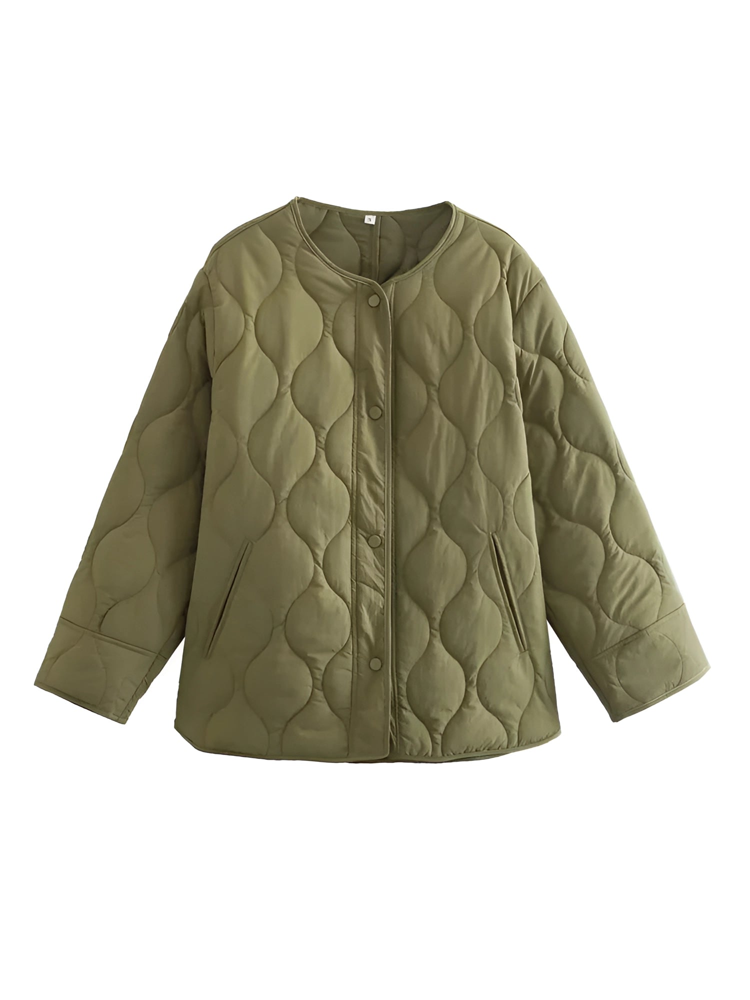 Valenzora | Warm round neck long sleeve jacket