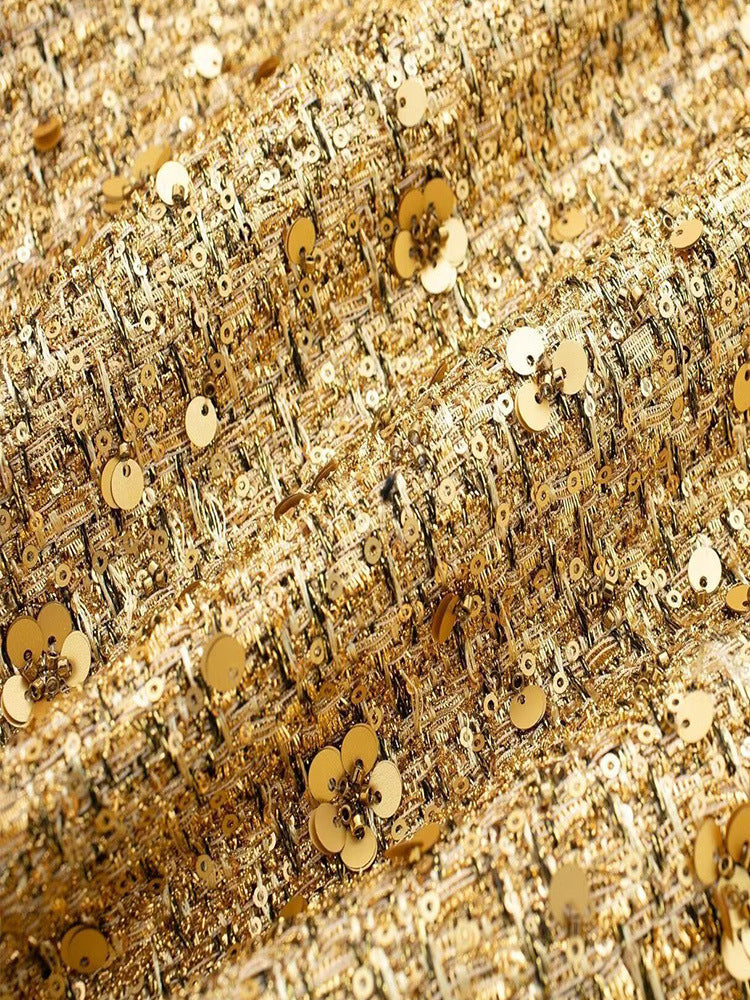 Valenzora | Casual bomber jacket with gold sequins
