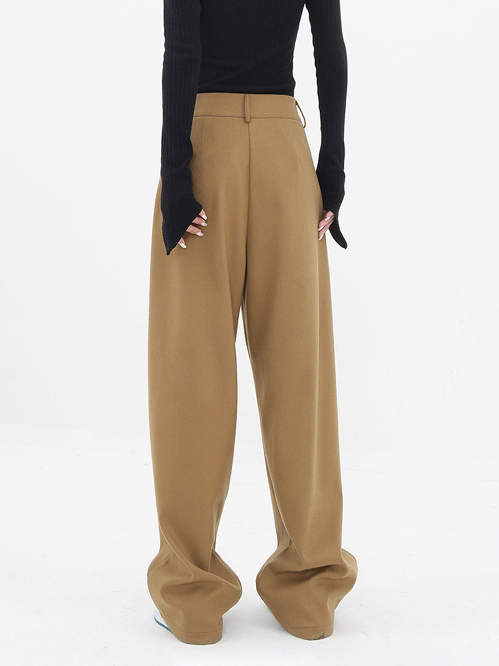 Valenzora | Basic Baggy Hose mit weitem Bein
