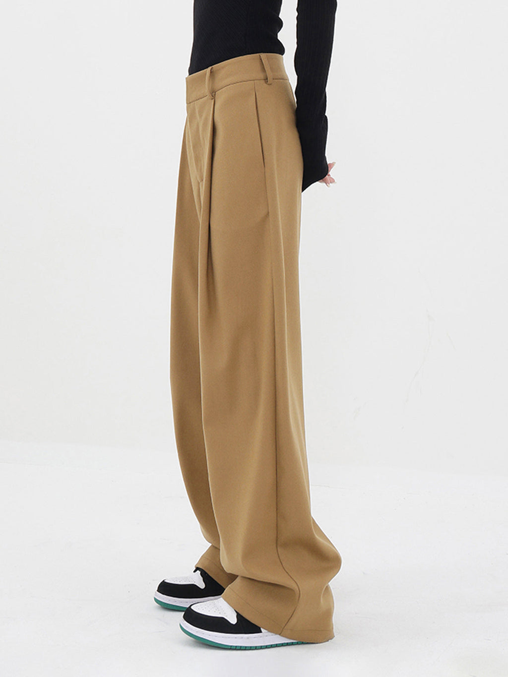 Valenzora | Basic Baggy Hose mit weitem Bein