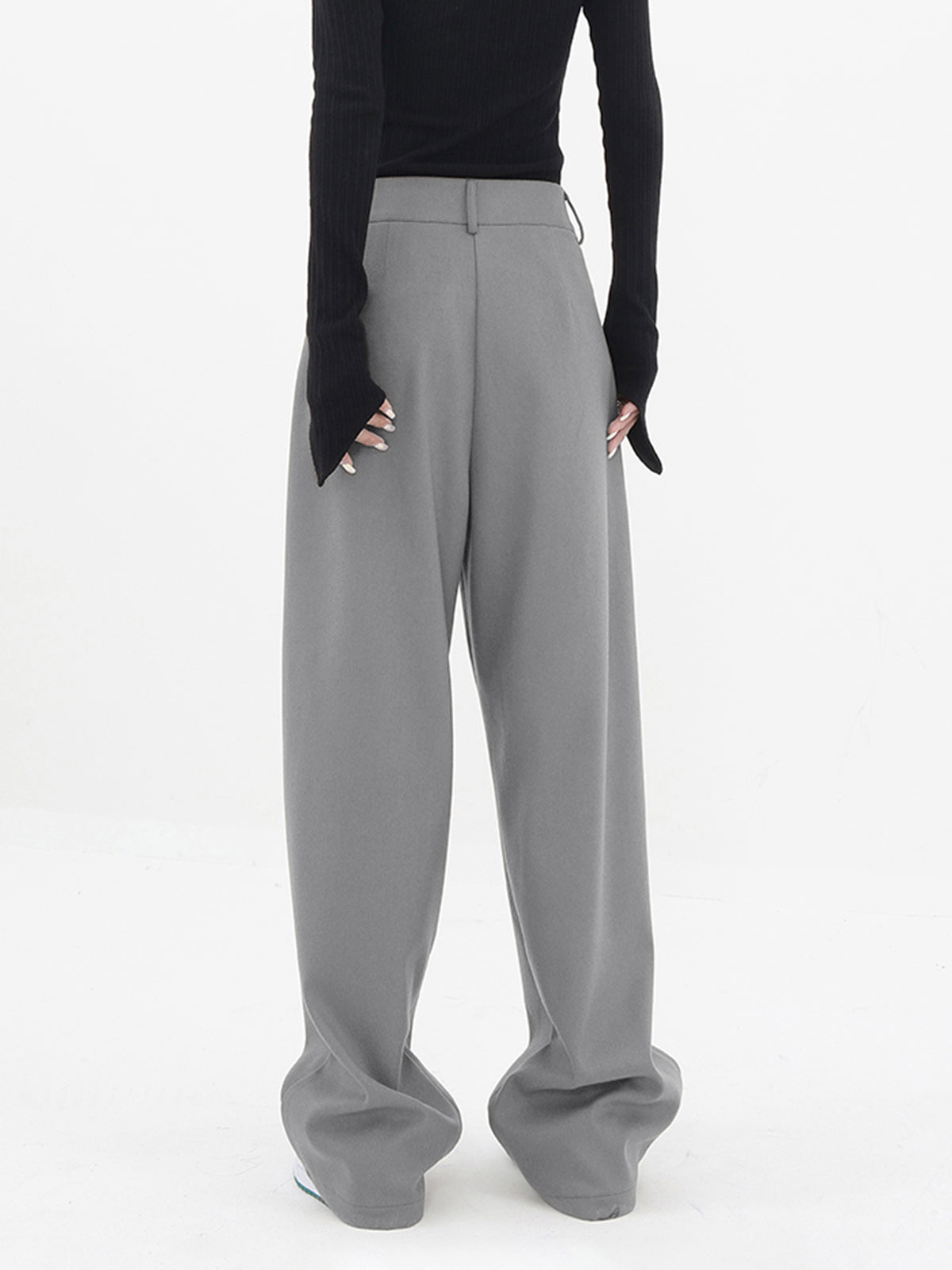 Valenzora | Basic Baggy Hose mit weitem Bein