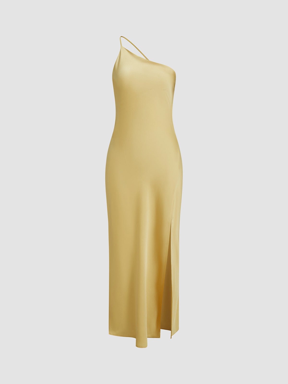 Valenzora | Satin Maxi Dress with Open Back