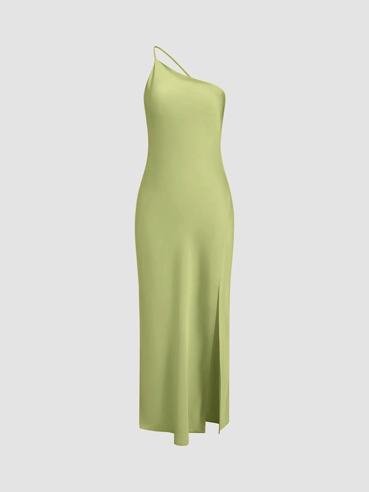 Valenzora | Satin Maxi Dress with Open Back