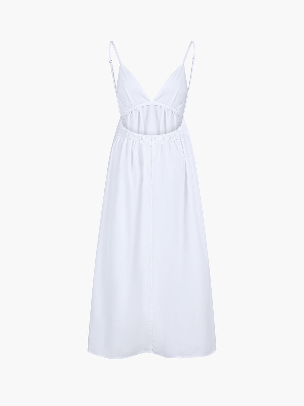 Valenzora | Women's Linen Midi Dress Breathable & Stylish