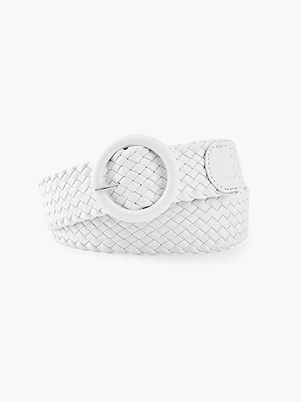 Valenzora | Braided polyurethane belt with regular fit