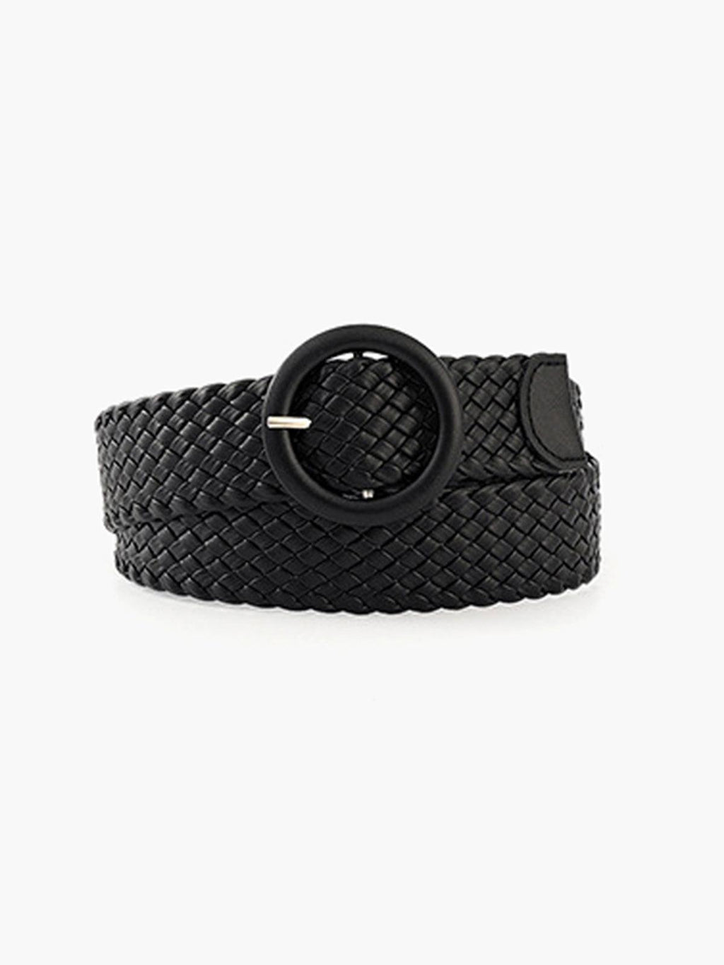 Valenzora | Braided polyurethane belt with regular fit