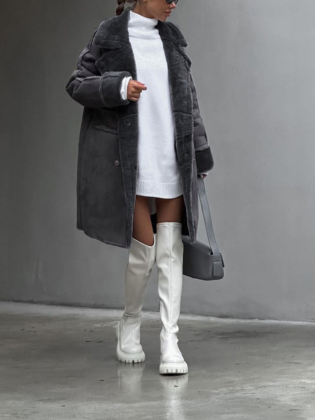 Valenzora | Long faux fur coat