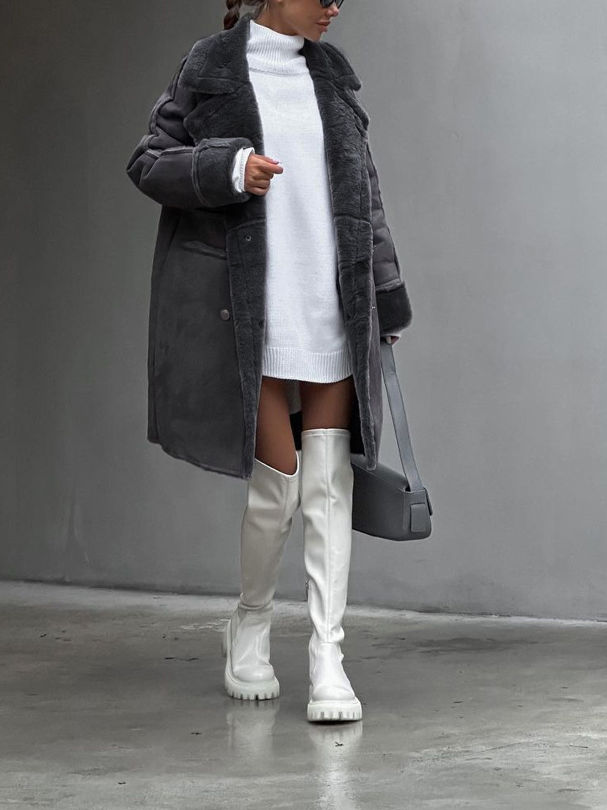 Valenzora | Long faux fur coat