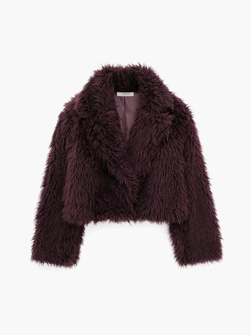 Valenzora | Fluffy faux fur short jacket