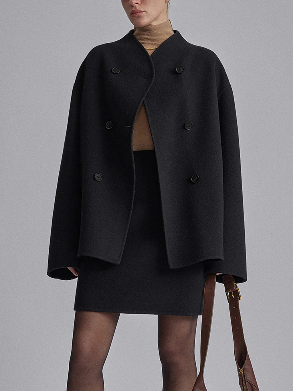 Valenzora | Jacket with Oversized Button Placket