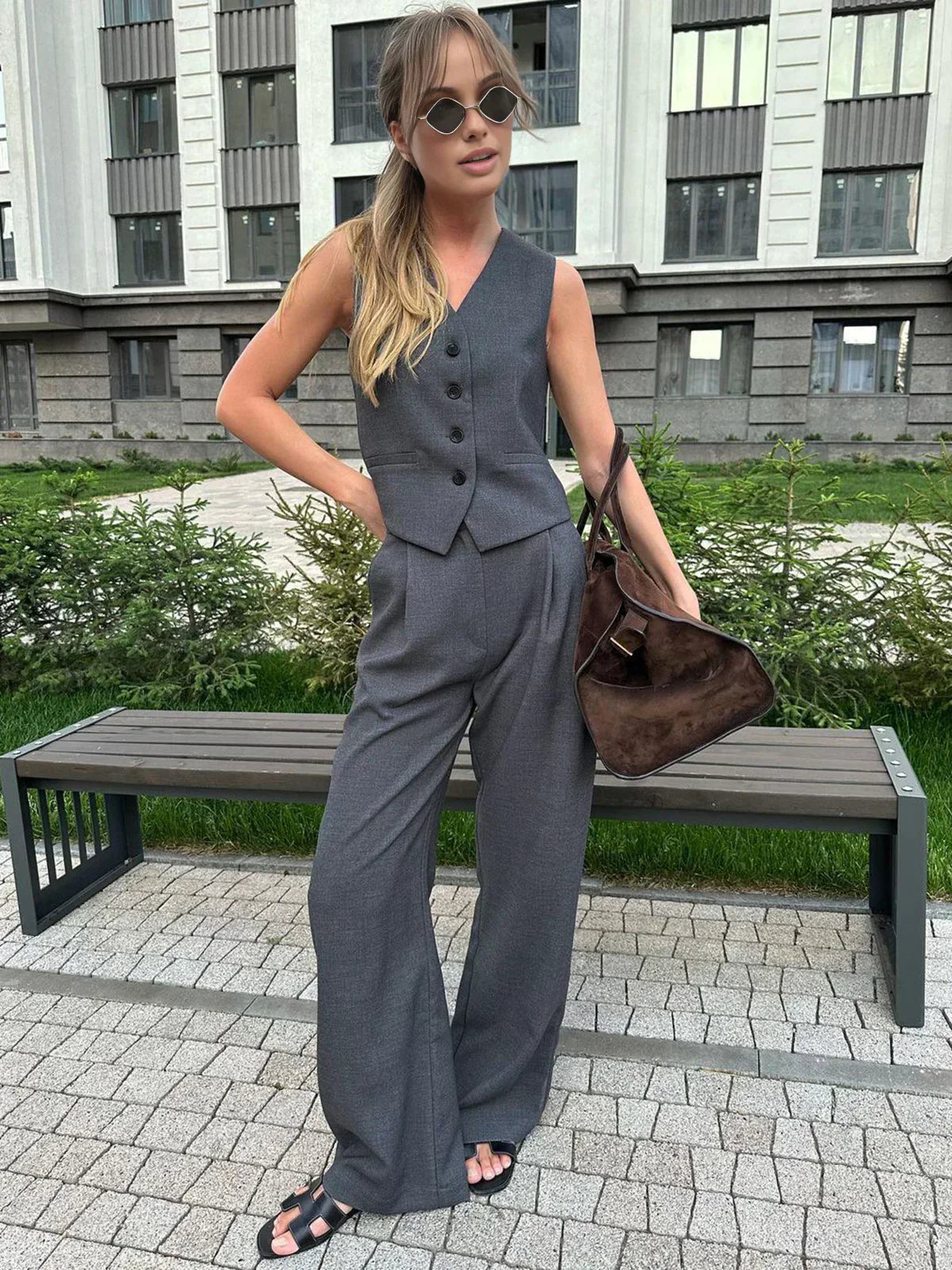 Valenzora | Style Vest & Trousers Matching Suit