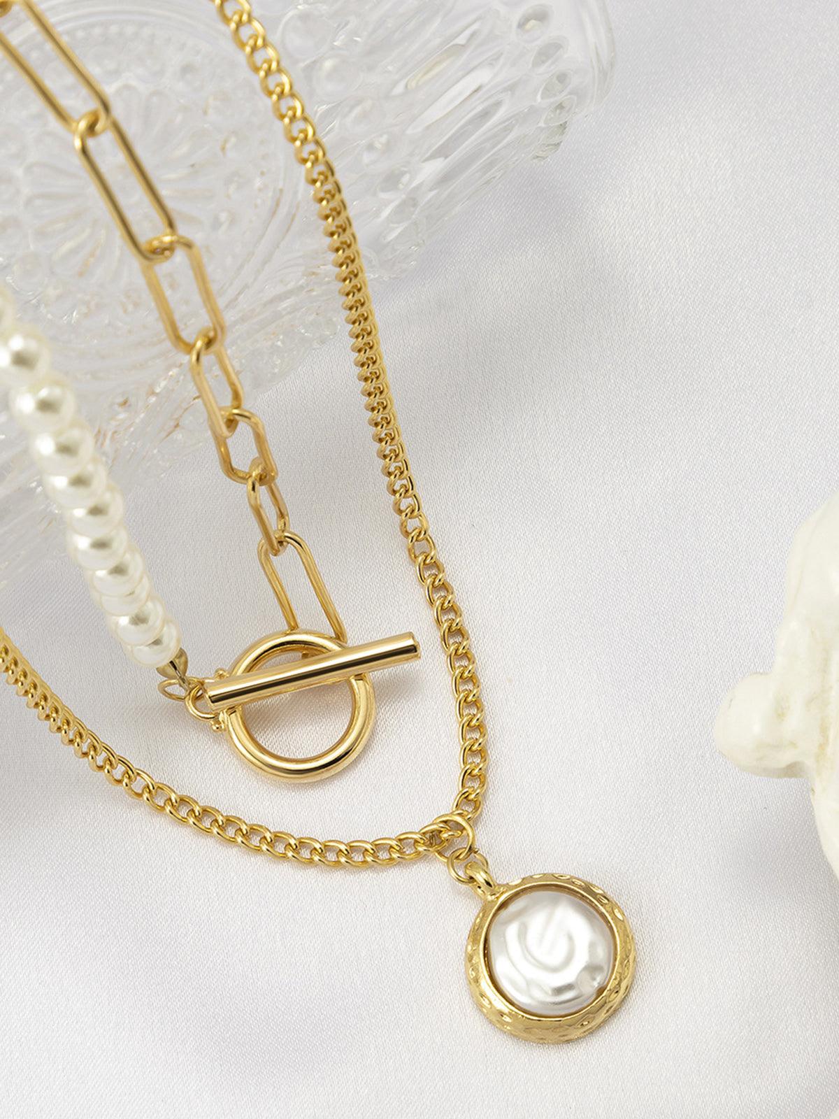 Valenzora | Faux Pearl Jewelry Necklace