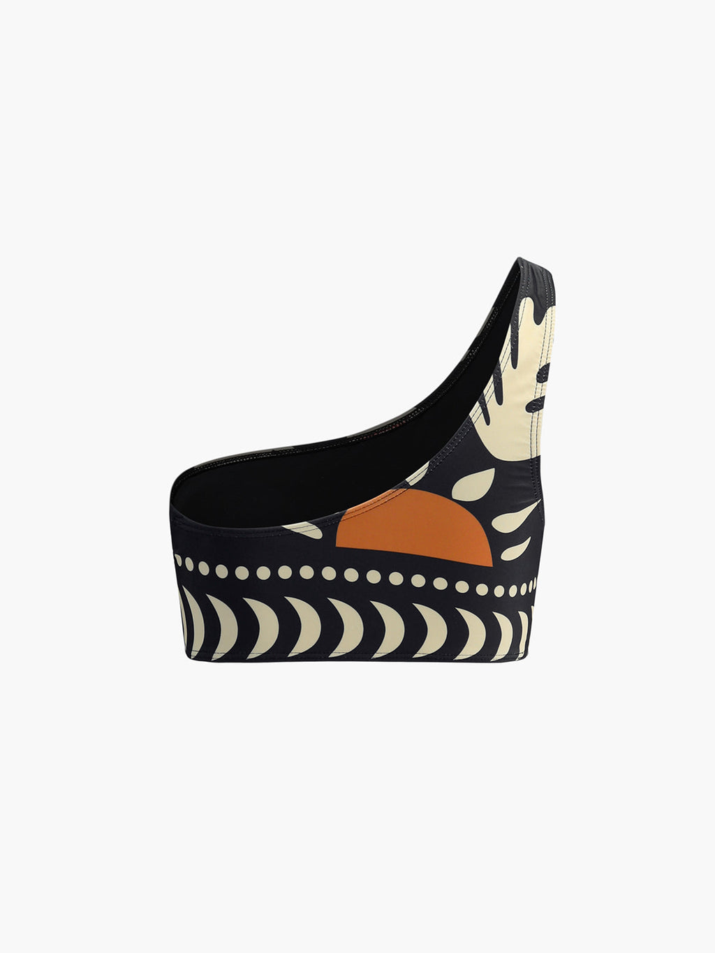 Valenzora | Bikini Set Asymmetrical Neck High Cut Bird Print Swimwear