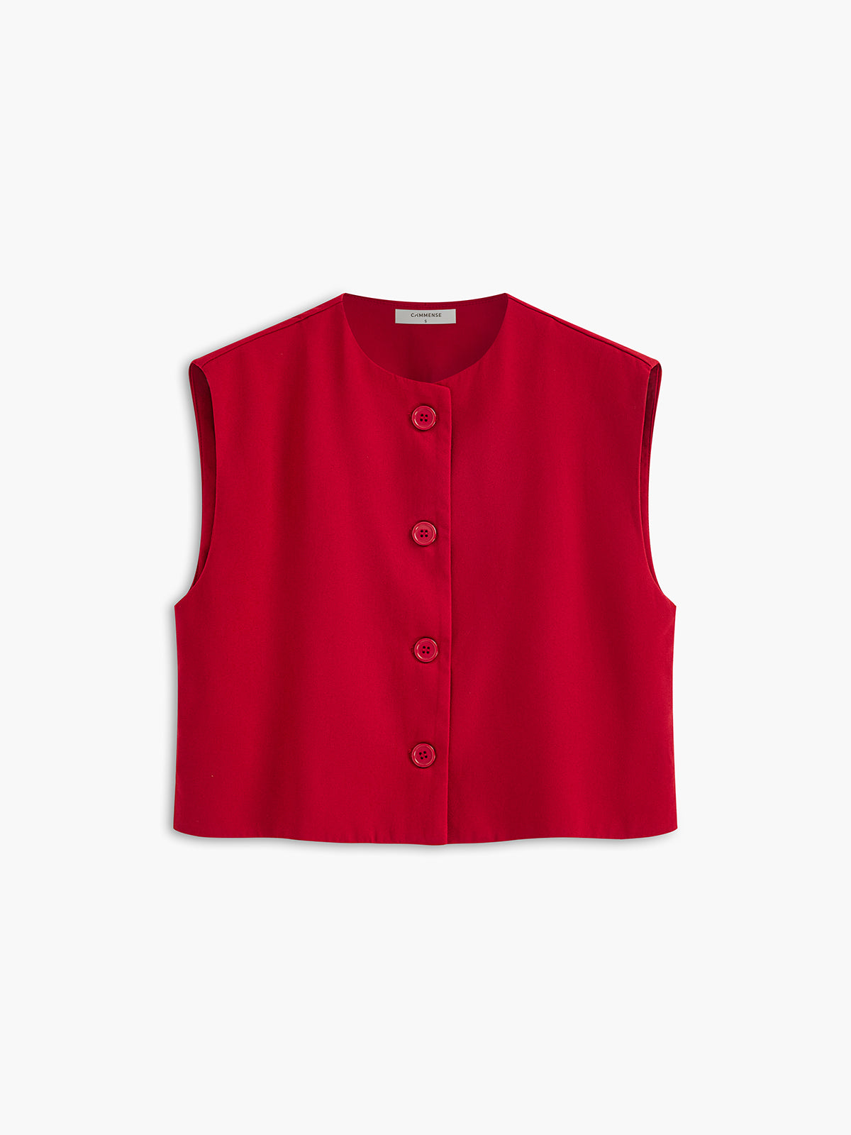 Valenzora | Leisure Sleeveless Button Vest