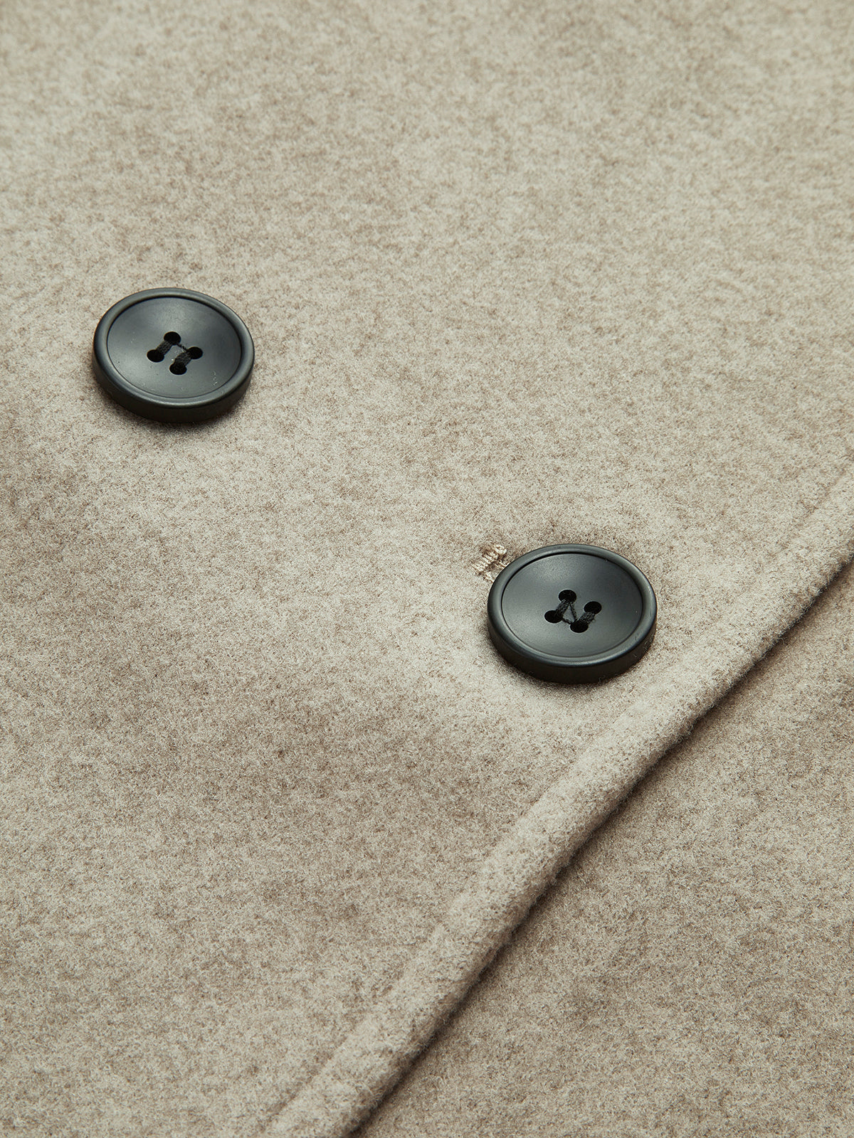 Valenzora | Women's Button-Down Jacket - Short Beige Jacket with a Modern Cut
