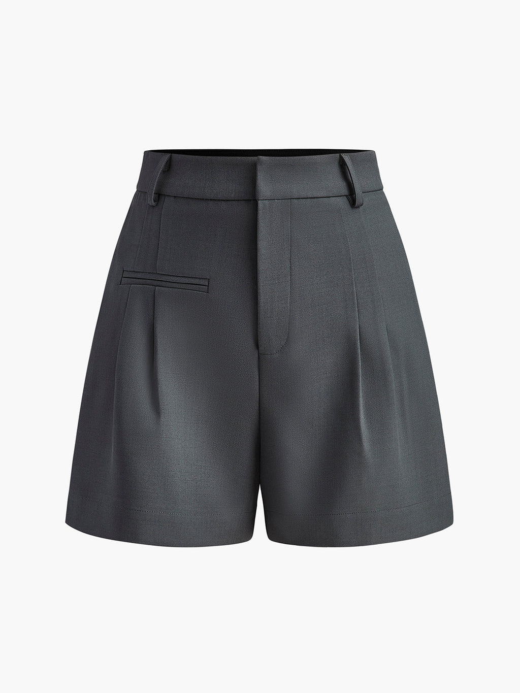 Valenzora | Semi-Transparent Mid-Waisted Shorts Without Belt