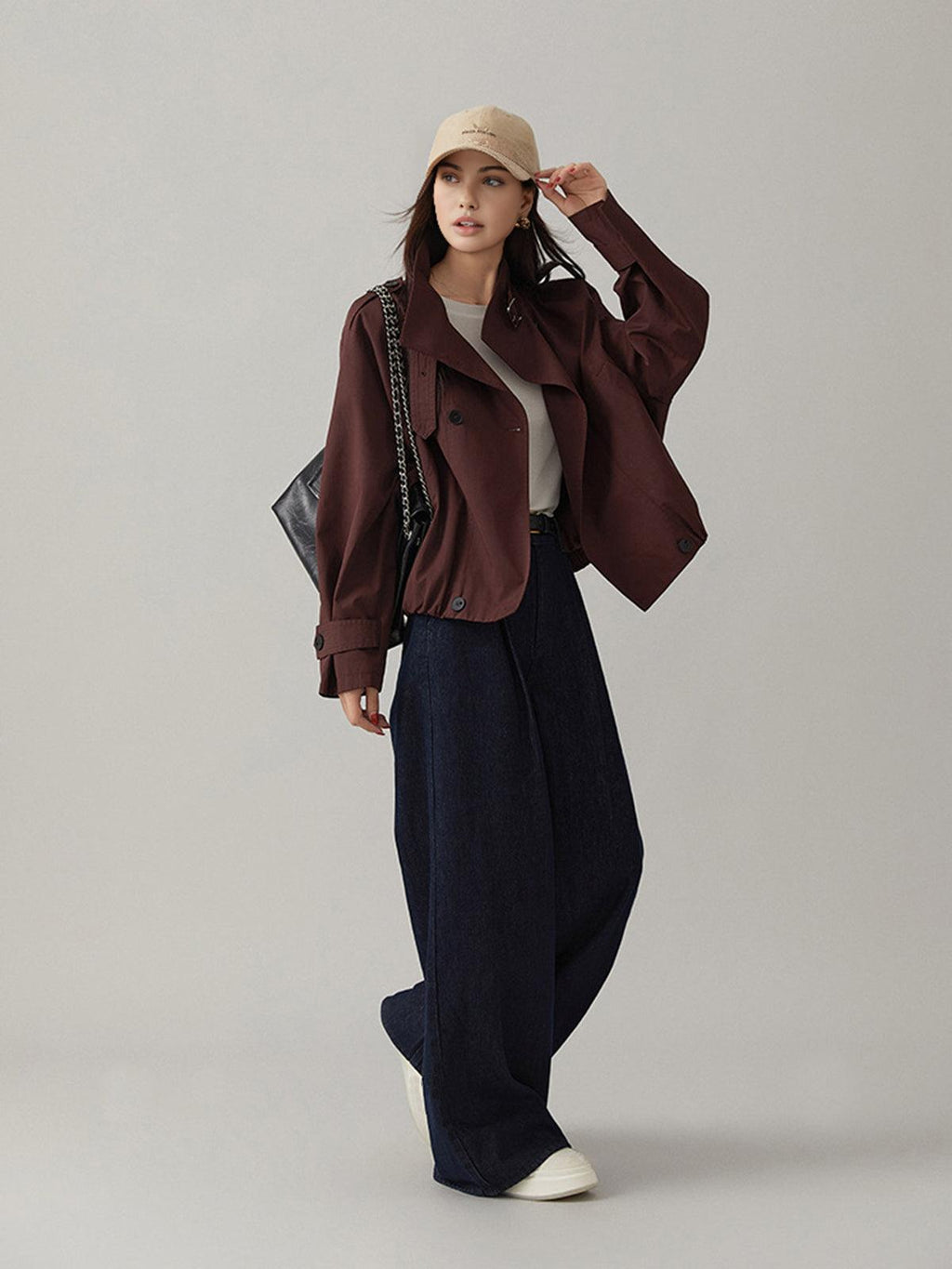 Valenzora | Vintage lockerer Trenchcoat