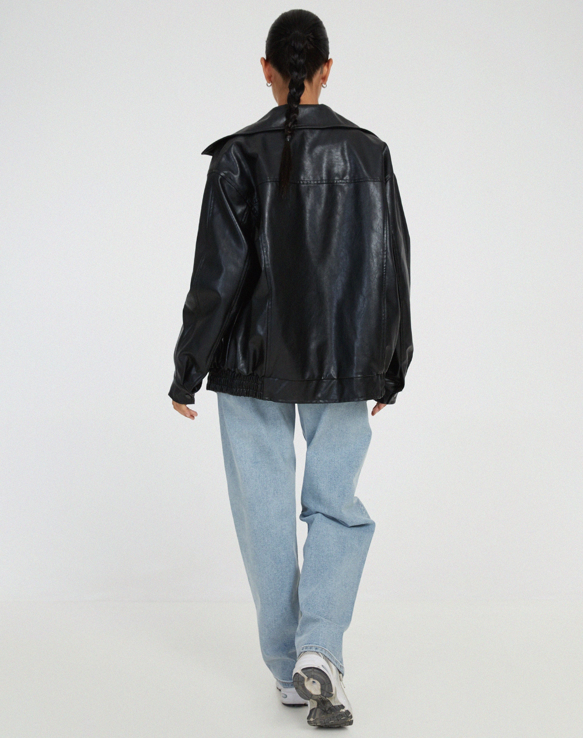 Valenzora - Casual leather jacket for women