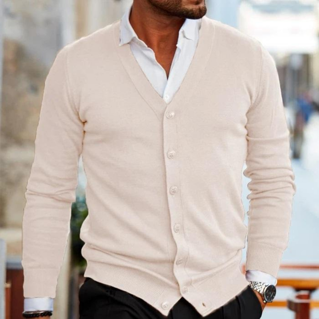Valenzora | Cardigan aus Baumwolle – Elegant & klassisch
