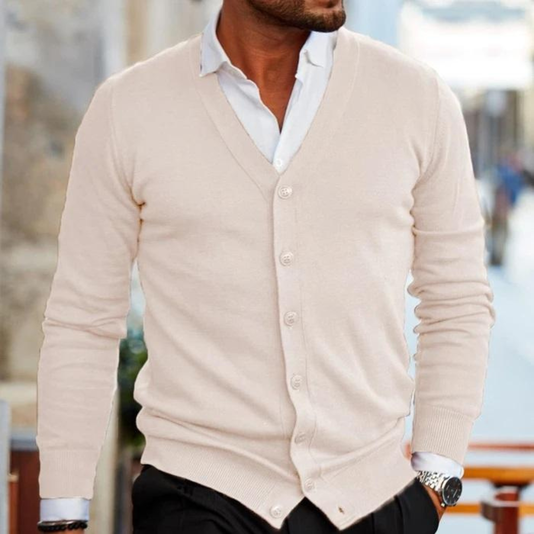 Valenzora | Cotton knit cardigan - Elegant & Classic