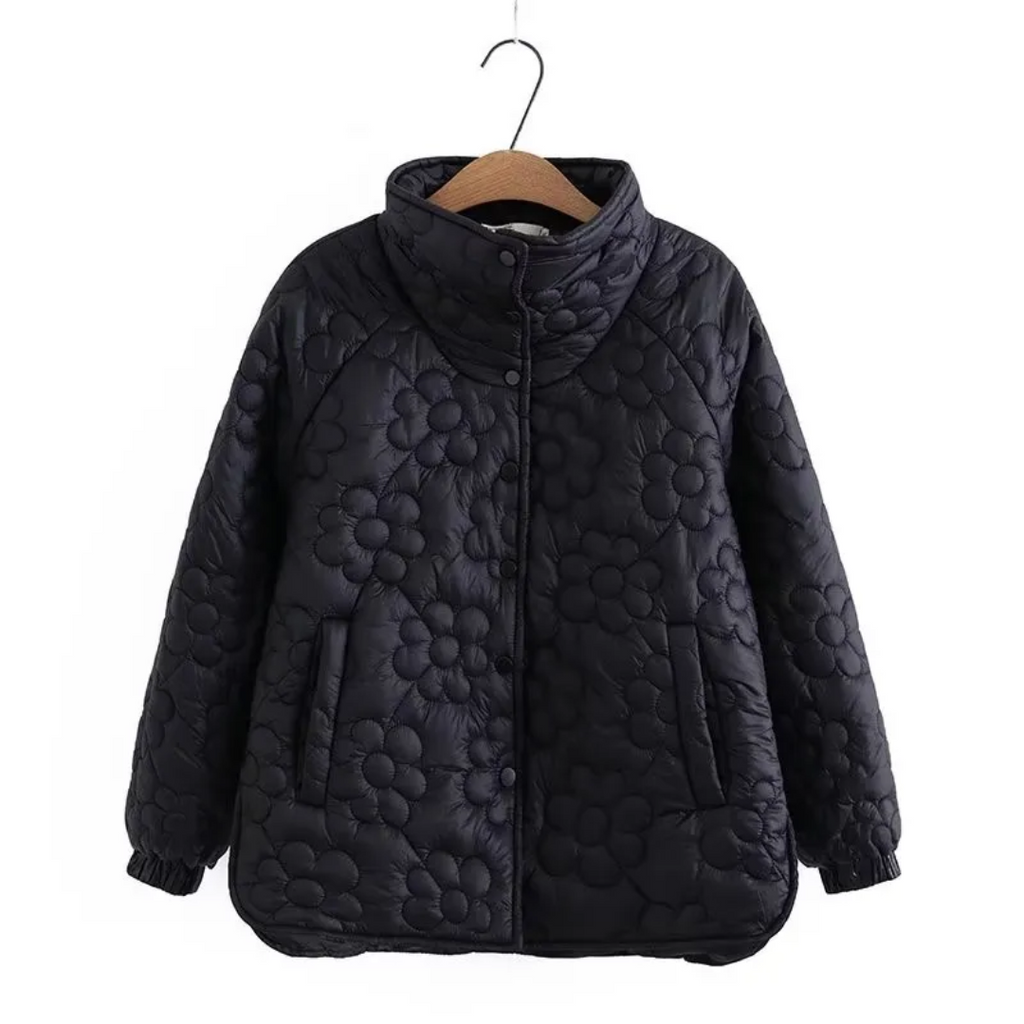 Warmly padded jacket, elegant