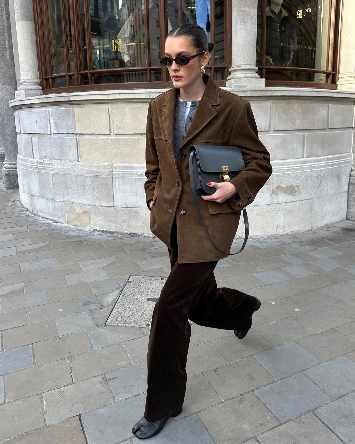 Valenzora | and modern women's blazer in suede look