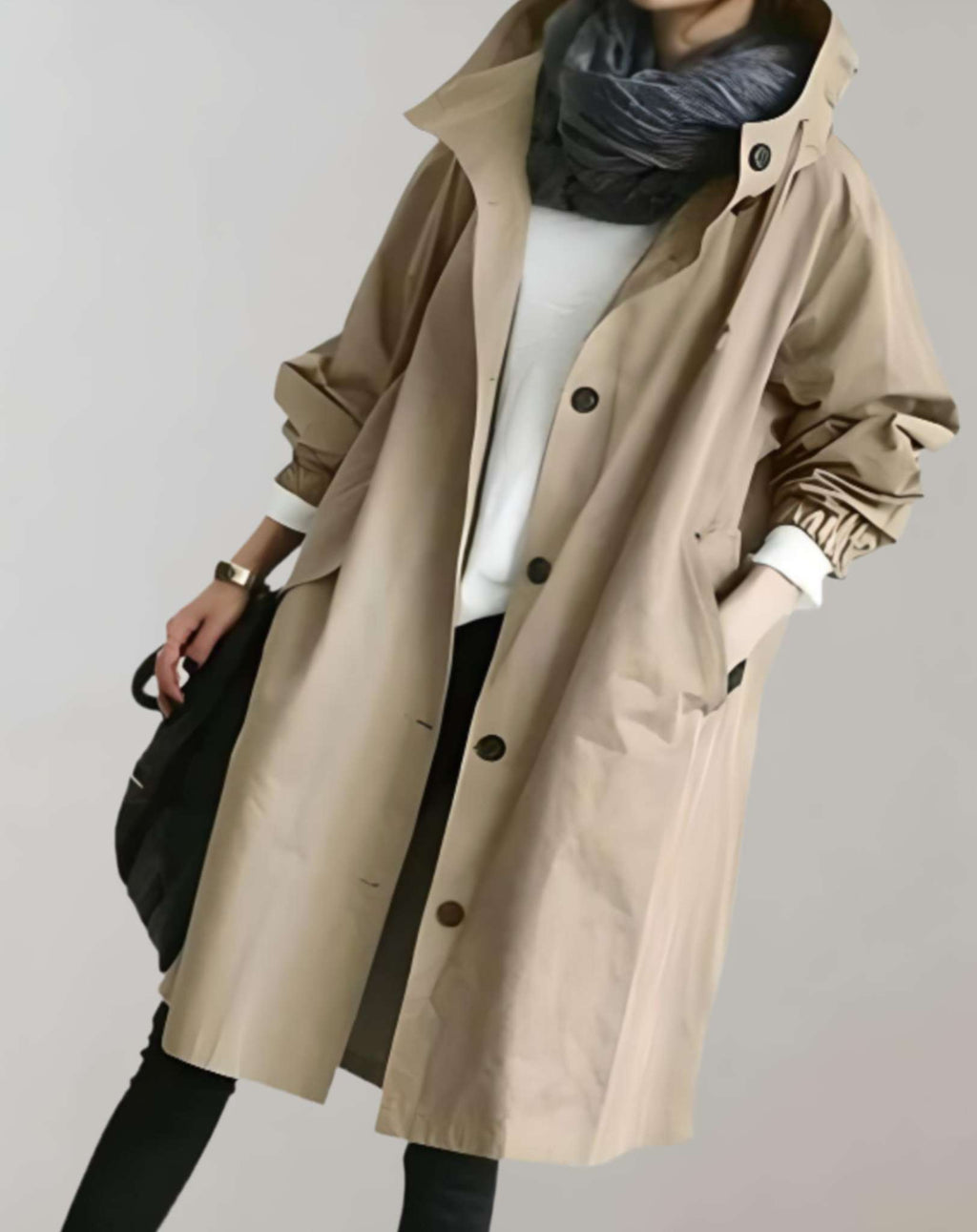 Valenzora | Stylish Waterproof Trench Coat for Women