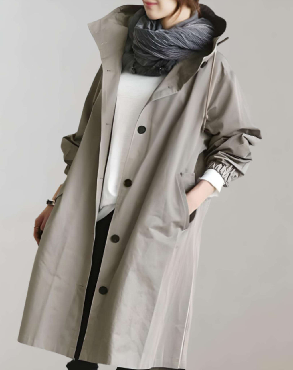 Valenzora | Stylish Waterproof Trench Coat for Women