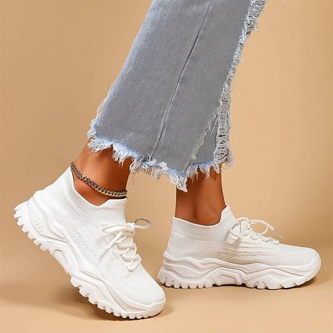 Atmungsaktive Damen-Sneaker mit zusätzlicher Fußunterstützung
