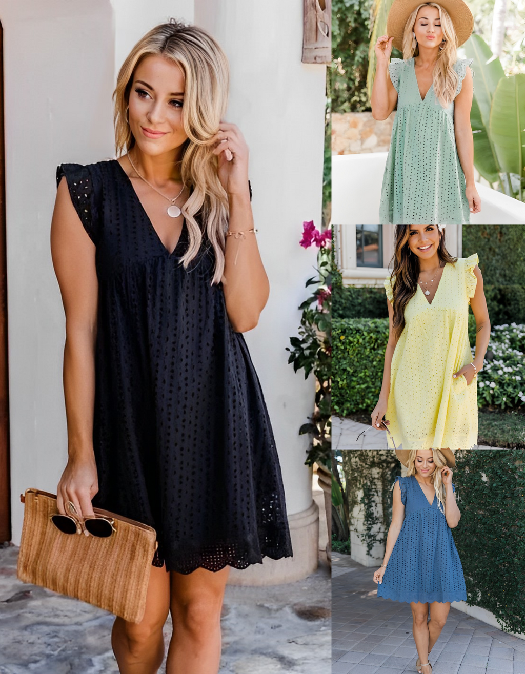 Elegantes Spitzenkleid