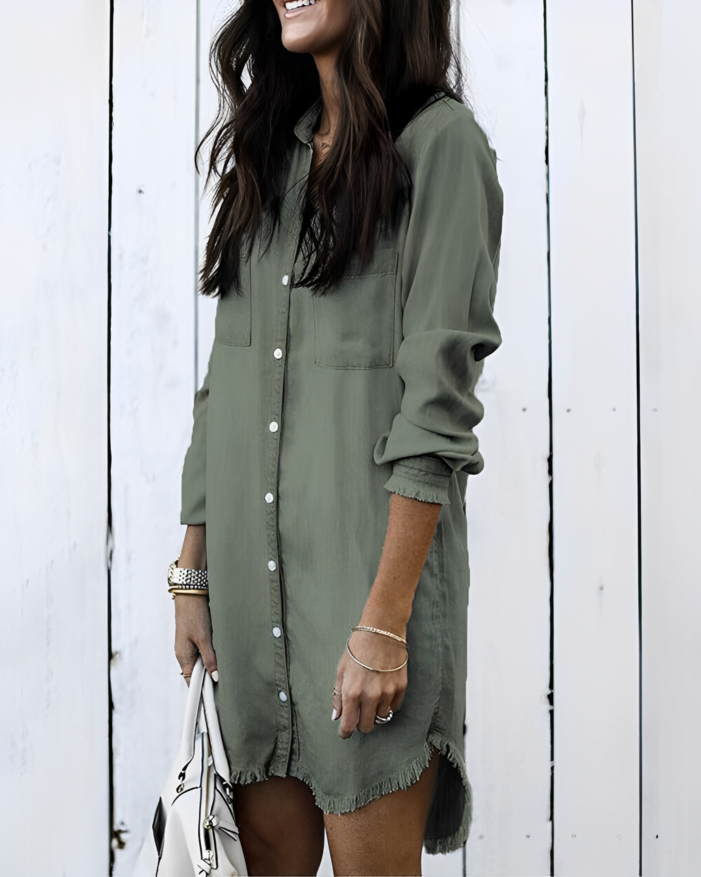 Valenzora | Jeansbluse – Stylische Jeansbluse mit Knöpfen für einen lässigen Look