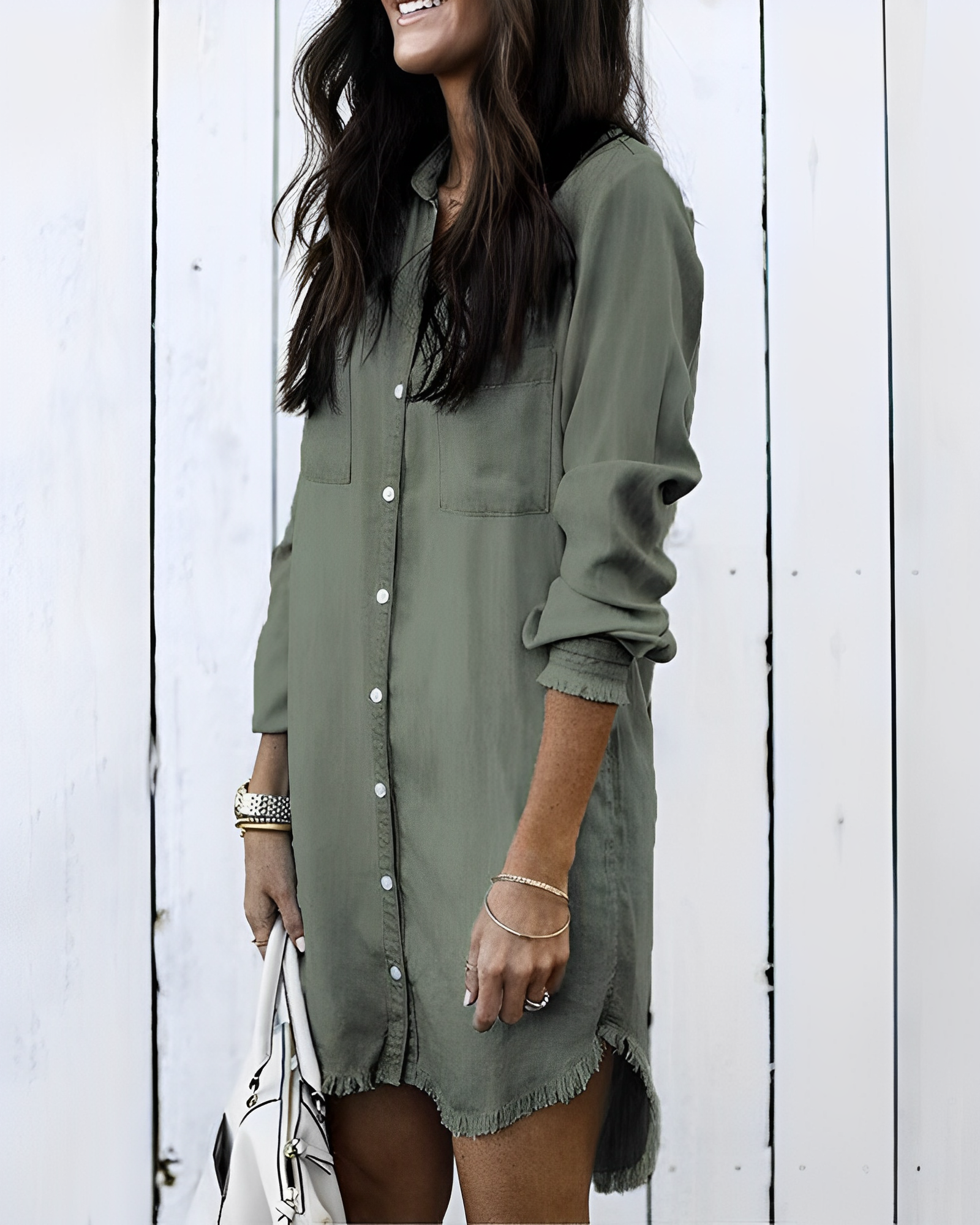 Valenzora | Jeansbluse – Stylische Jeansbluse mit Knöpfen für einen lässigen Look