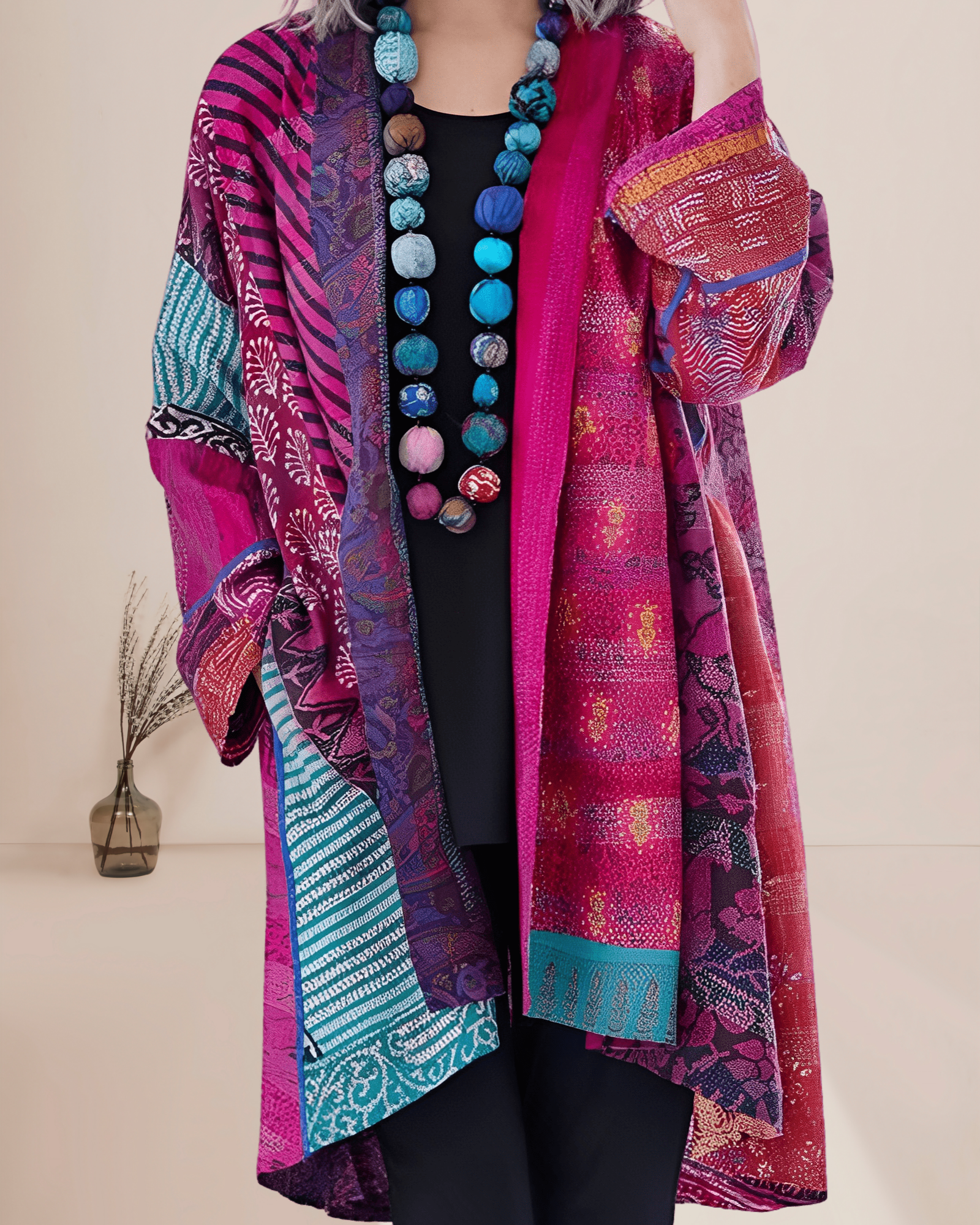 Baumwollstrickjacke
