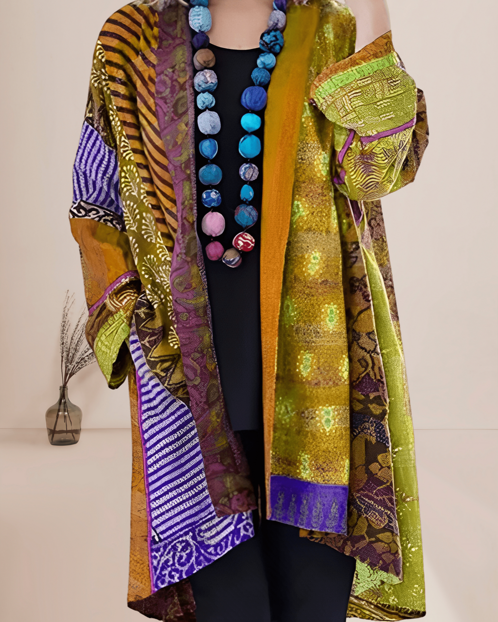 Baumwollstrickjacke