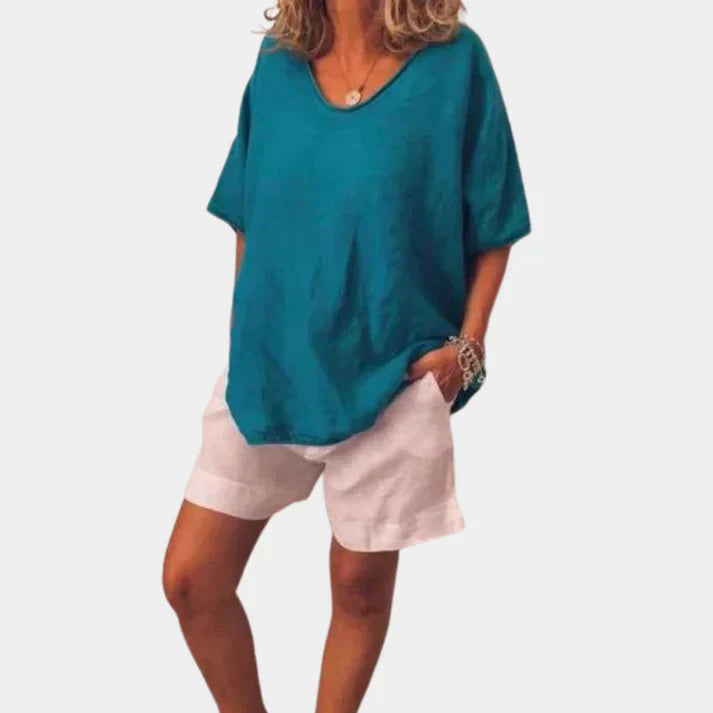 Valenzora | Und oversized T-Shirt für Damen