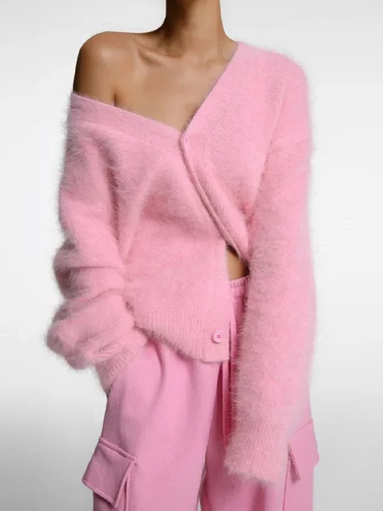 Valenzora | Kaschmir-Cardigan für Damen | Weicher Cardigan für Damen | Klassischer Strickjacke mit Knöpfen