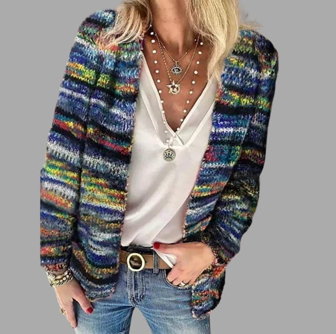Valenzora – Stylish and colorfully printed jacket